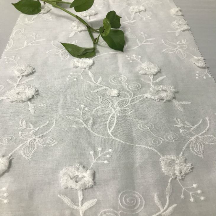 3D Cotton Eyelet Fabric